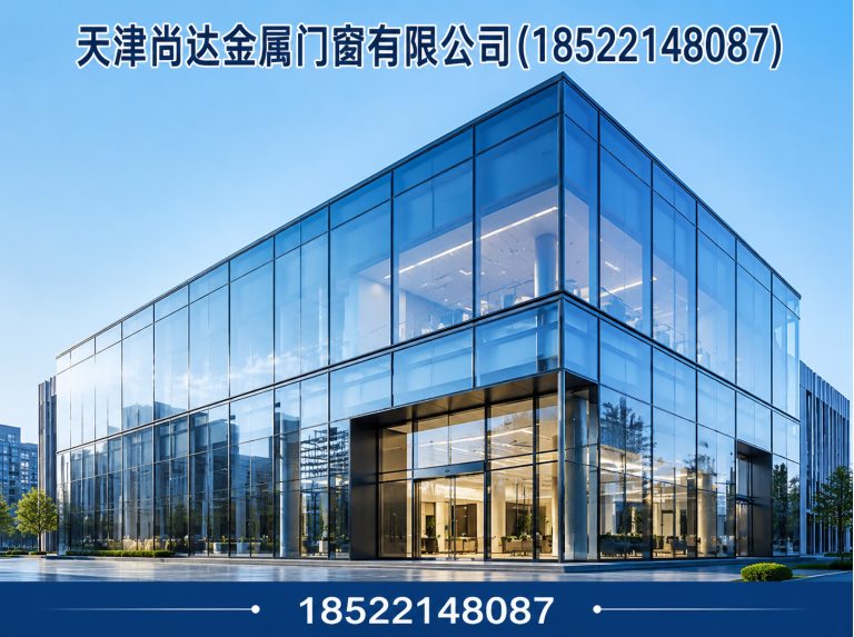 和平区玻璃幕墙展示图